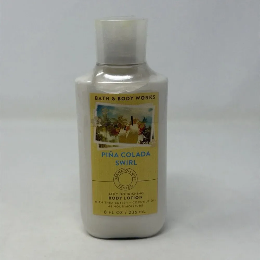 Bath & Body Works Pina Colada Swirl Body Lotion 8 oz Factory Sealed NEW